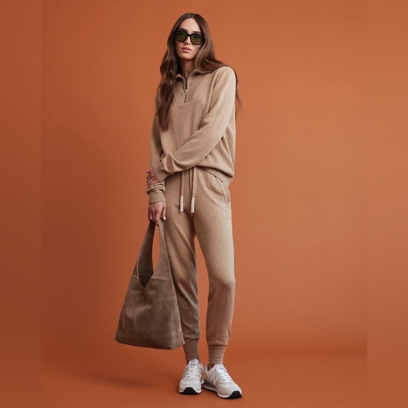 RW&CO Gender-Neutral Mock-Neck Sweater With Half-Zip M - Picture 2 of 9